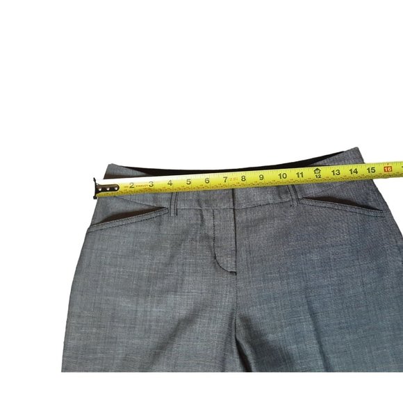 Express Design Studio Straight Dress Pants Grayish Black Size 2 Regular - Picture 8 of 8